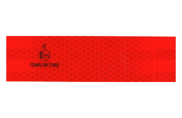 CINTA ADHESIVA REFLECTANTE AUTOMOCION HOMOLOGADA25 M X 50 MM ROJA