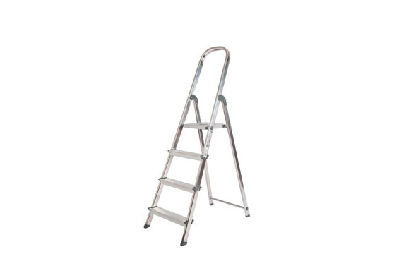 ESCALERA ALUMINIO DOMESTICAUNICA 4 PELDAÑOS