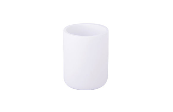 VASO PORTACEPILLOS PUMPBLANCO MATE