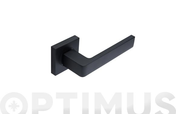 MANILLA ZAMAK/ZAMAK ROSETA CUADRADA (JUEGO)TECHNA NEGRO
