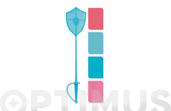 PALETA MATAMOSCAS 4 COLORES SURTIDOS50 CM