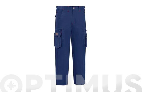 PANTALON STRECH MULTICREMALLERAST42 AZUL MARINO