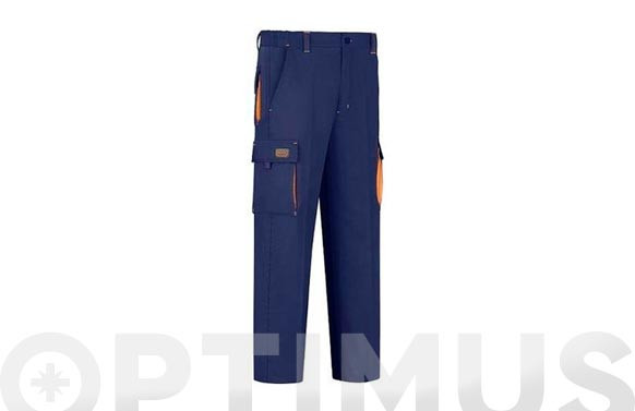 PANTALON STRECH BICOLORT44 AZUL MARINO