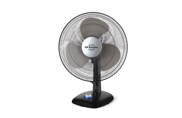 VENTILADOR SOBREMESA Ø40 50W NEGROTF 0144