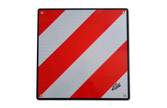 SEÑAL CARGA SOBRESALIENTE V20 058 NIVEL 3PLACA METÁLICA 50 X 50 CM