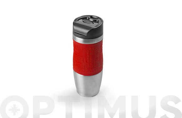 VASO TERMO HERMETICO LUXE400 ML ROJO