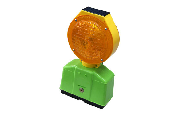 BALIZA SEÑALIZACION INTERMITENTELED AMBAR SOLAR