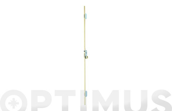 CERRADURA SEGURIDAD EMBUTIR 3 PUNTOS SIN CILINDROTLB3 CERRADERO LARGO INOX