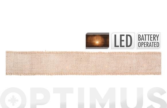 BANDA SACO CON LEDS A PILAS2 M X 5 CM