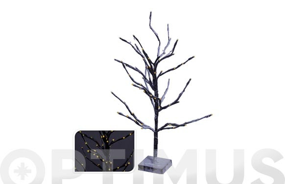 ARBOL METALICO CON LEDS60 CM