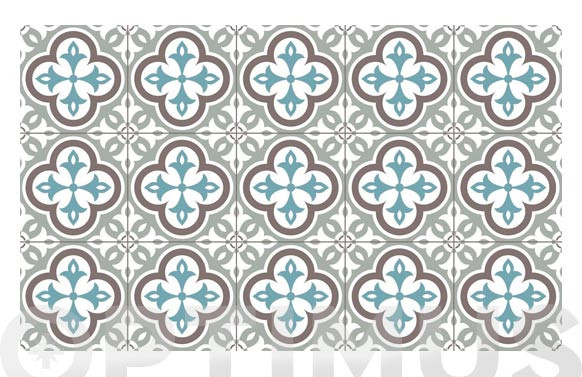 ALFOMBRA VINILICA CROMA 45X75 CMHIDRA TOPO