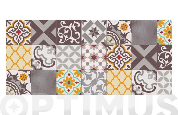 ALFOMBRA VINILICA CROMA 50X110 CMPATCH GRIS AMBAR