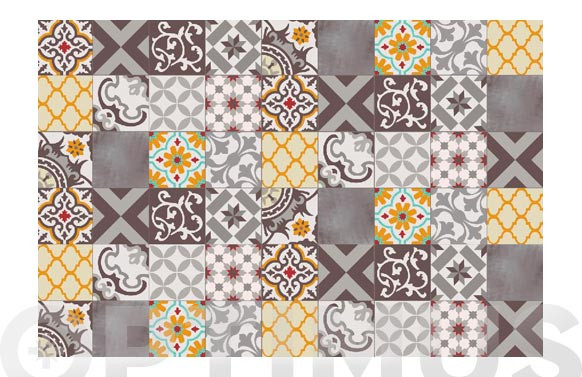 ALFOMBRA VINILICA CROMA 120X180 CMPATCH GRIS AMBAR