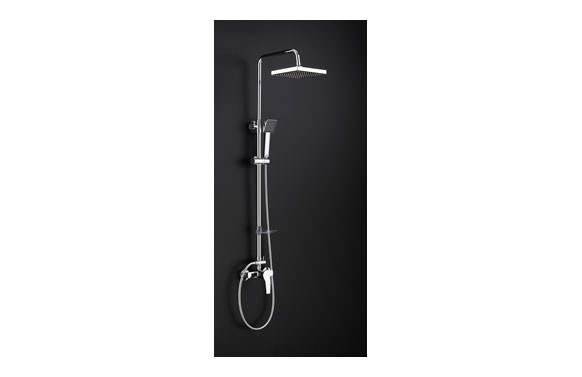 COLUMNA DE DUCHA CON GRIFO MONOMANDOEXTENSIBLE 85/155X40X20