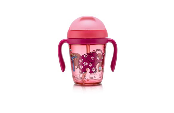 VASO INFANTIL TRITRAN CON ASAS 300 MLELEFANTES