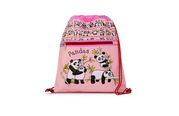MOCHILA CUERDAS INFANTILPANDAS