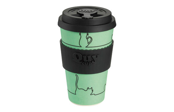 TAZA BAMBOO CON TAPA 400 MLSKY GATO