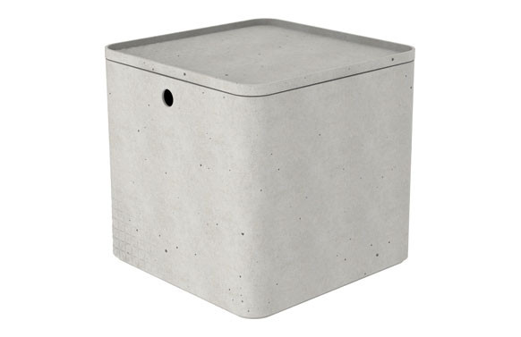 CAJA  BETON CUBE  XS 3L GRIS CEMENTO