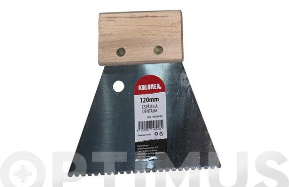 ESPATULA DENTADA120MM