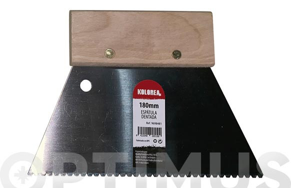 ESPATULA DENTADA180MM