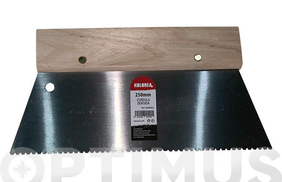 ESPATULA DENTADA250MM