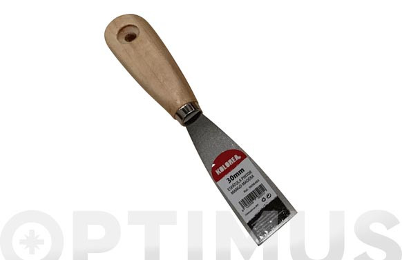 ESPATULA PINTOR ACERO MANGO MADERA30MM