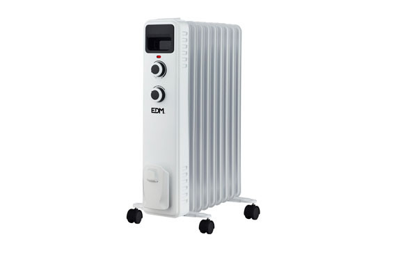 RADIADOR ACEITE TAMAÑO BAJO MESA 9 ELEMENTOS 2000 W