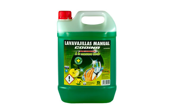 LAVAVAJILLAS MANUAL PROFESIONAL5 L MANZANA VERDE