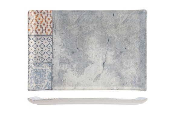 BANDEJA STONEWARE MALAGA30X20 CM RECTANGULAR