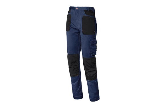 PANTALON STRETCH CON REFUERZO EN RODILLASAZUL TALLA S