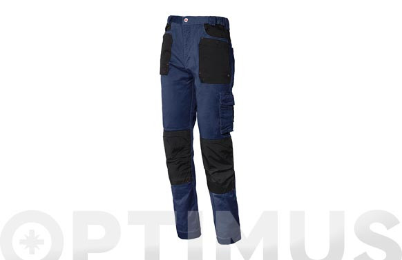 PANTALON STRETCH CON REFUERZO EN RODILLASAZUL TALLA XL
