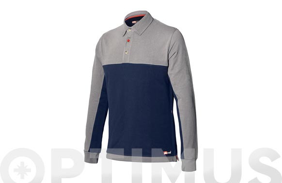 POLO STRETCH MANGA LARGAAZUL TALLA L