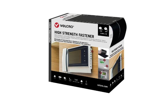 CINTA CIERRE GANCHO Y BUCLE ADHESIVA50 MM X 5 M ULTRAFUERTE NEGRO