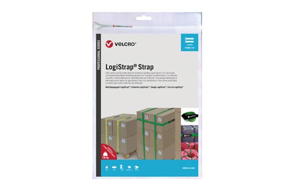 CORREA AJUSTABLE GANCHO Y BUCLE LOGISTRAP (2 UNID)50 MM X 6 M VERDE
