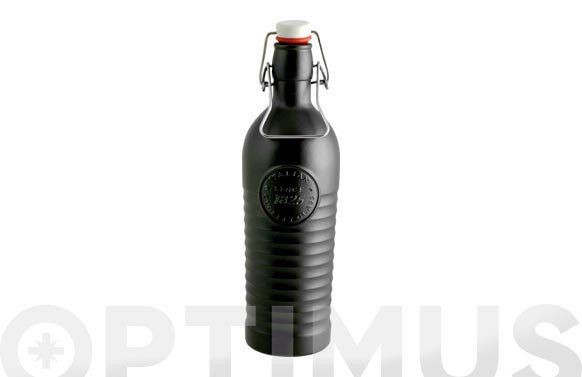 BOTELLA VIDRIO METALIZADAANTRACITA 1 L