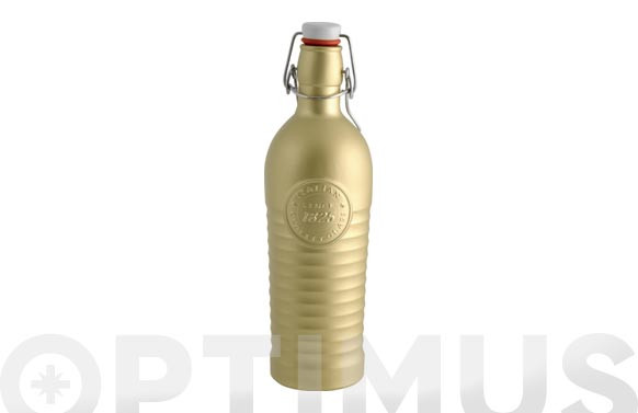 BOTELLA VIDRIO METALIZADAORO 1 L