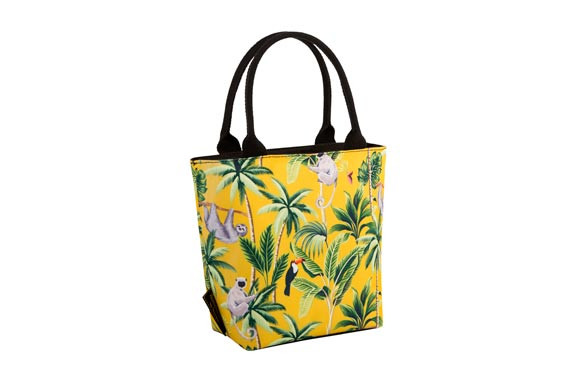 BOLSA PORTA ALIMENTOS TERMICA TROPICAL MOSTAZA