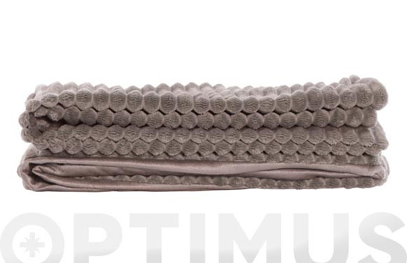 MANTA POLIESTER 380 GR. 130X170 CM MARRON