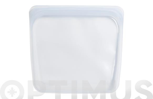 BOLSA SILICONA REUTILIZABLE MEDIANA450 ML TRANSPARENTE