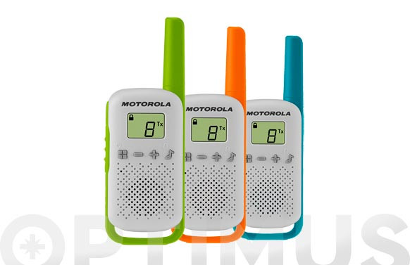 INTERCOMUNICADOR WALKIE TALKIETRIPLE PACK RED
