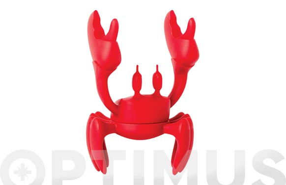 SOPORTE SILICONA PARA CUCHARAS OLLAS CANGREJO ROJO