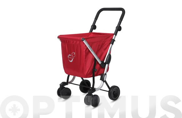 CARRO COMPRA 4 RUEDAS GIR WE GO BASIC ROJO