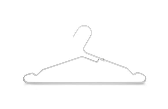 PERCHA ALUMINIO SET 4 U PLATA