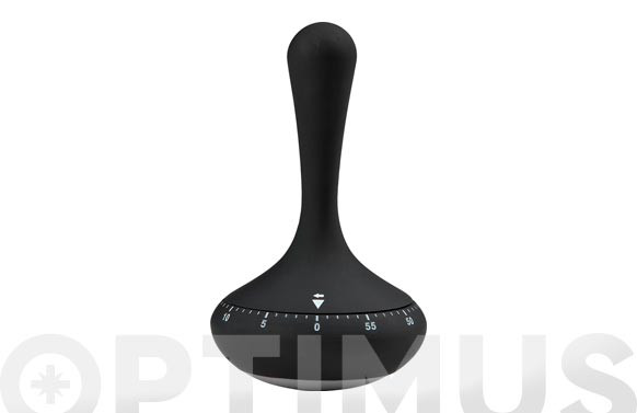 TIMER ACERO ABSNEGRO 6,6X12 CM