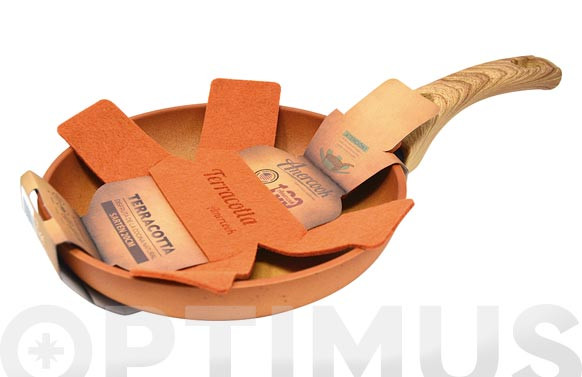 SARTEN ALUMINIO FORJADO TERRACOTTA 20 CM INDUCCION