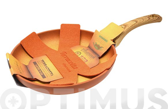 SARTEN ALUMINIO FORJADO TERRACOTTA 24 CM INDUCCION