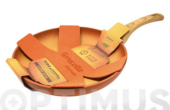 SARTEN ALUMINIO FORJADO TERRACOTTA 28 CM INDUCCION