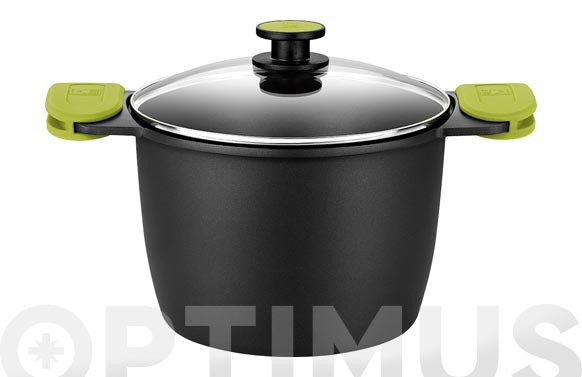 CAZUELA ALTA ALUMINIO FUNDIDO FOODIE24 CM INDUCCION