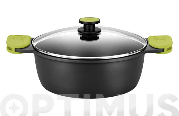 CAZUELA ALTA ALUMINIO FUNDIDO FOODIE32 CM INDUCCION