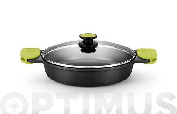 CAZUELA BAJA ALUMINIO FUNDIDO FOODIE32 CM INDUCCION
